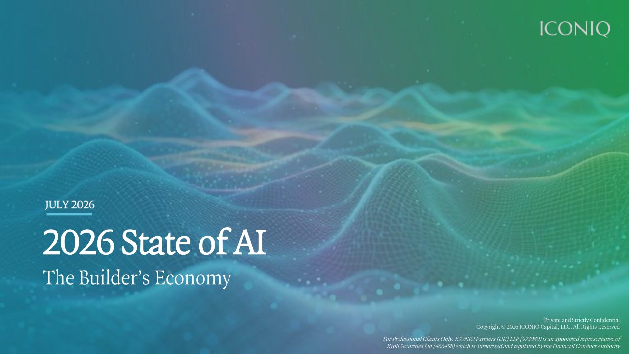 First page of ICONIQ State of AI 2026: how 300+ software companies are turning AI features into real businesses