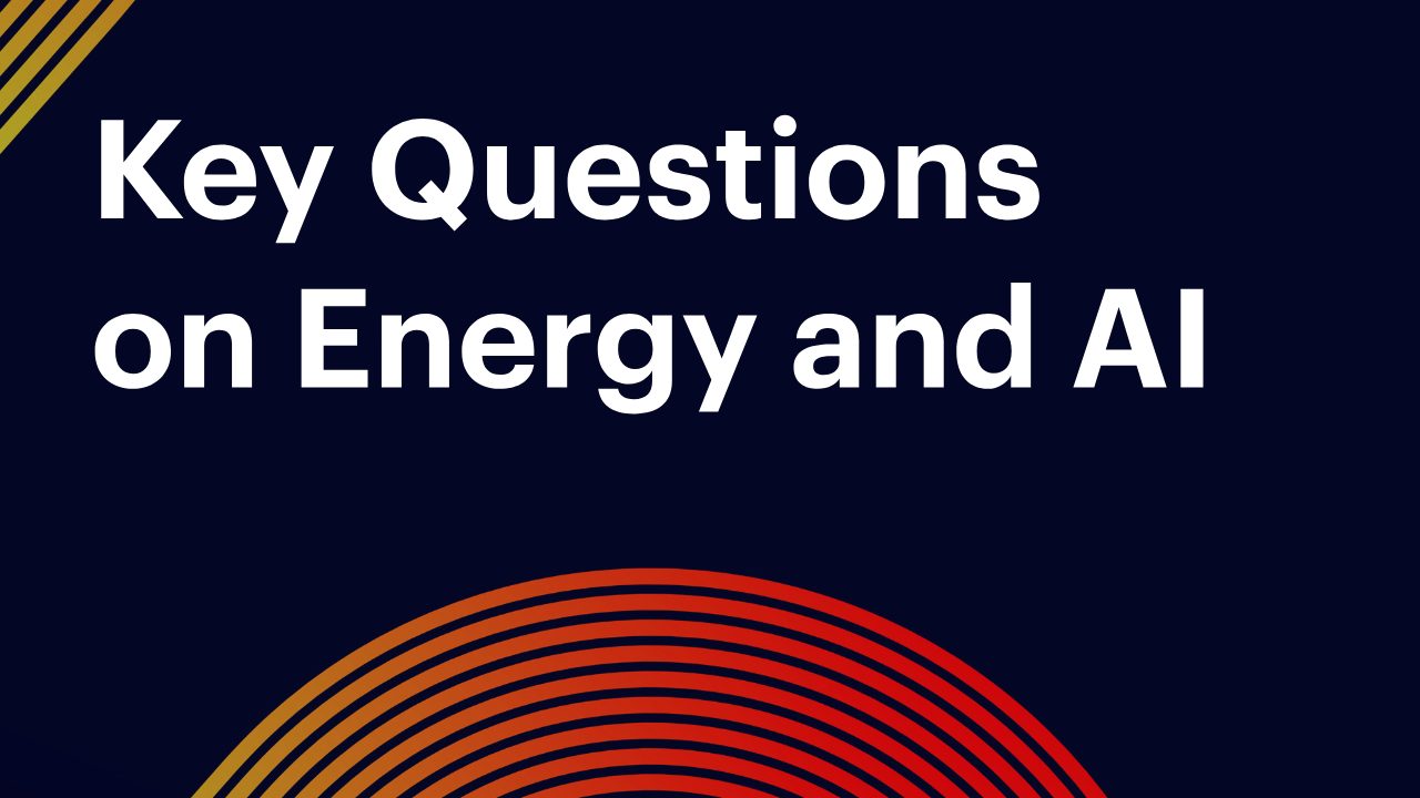 First page of IEA: Key Questions on Energy and AI, the World Energy Outlook special report on data-center power