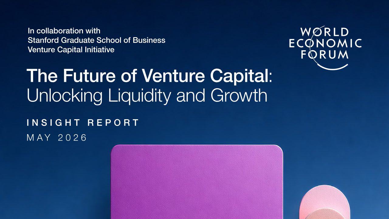 First page of WEF & Stanford GSB: The Future of Venture Capital, unlocking liquidity and growth in the AI era